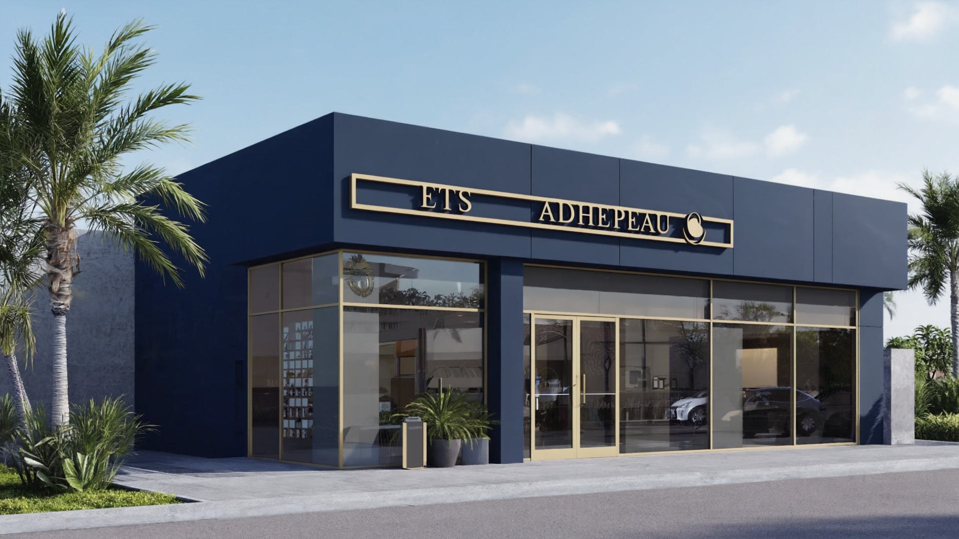 Extérieur boutique ADHEPEAU Cocody